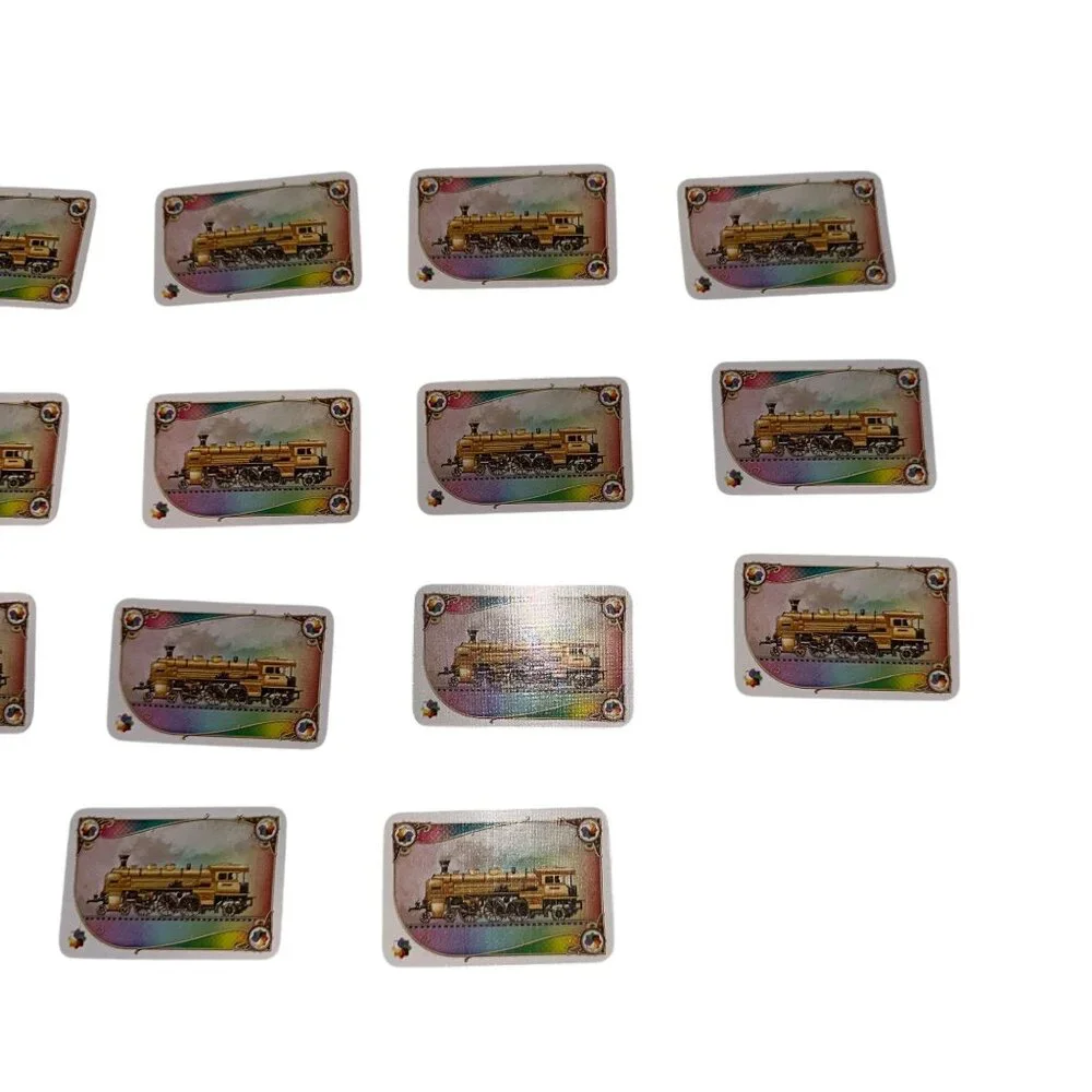 Days of Wonder Ticket to Ride Set of 14 Rainbow Locomotive Car Wild Train Cards
